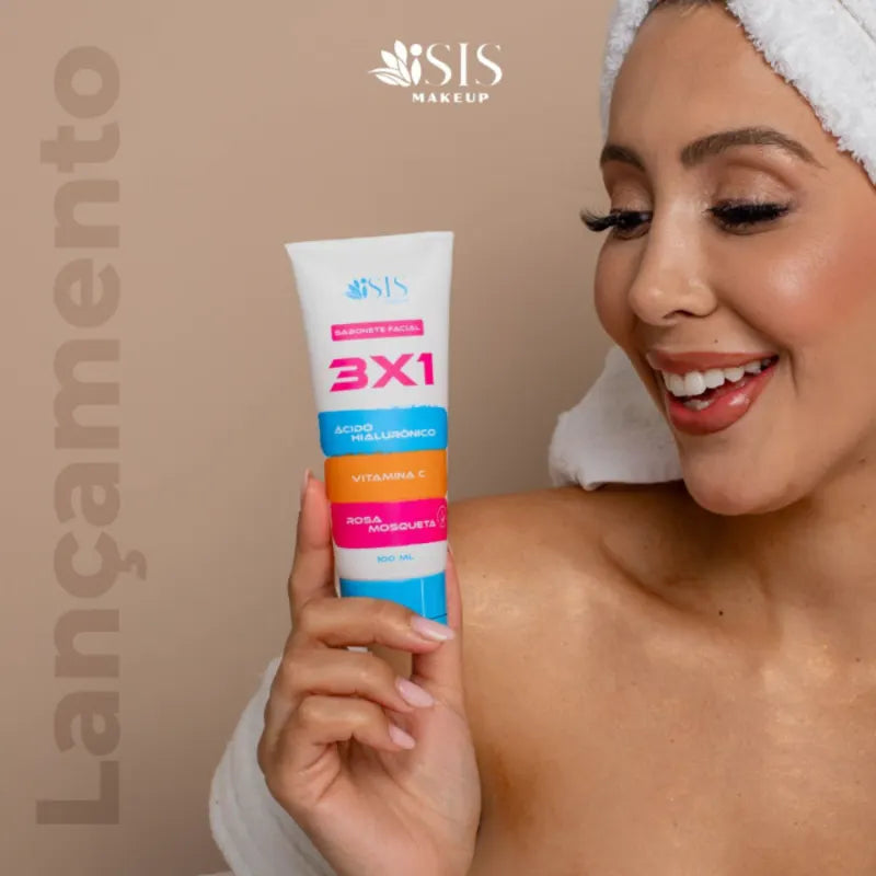 Isis Makeup 3x1 - Sabonete Líquido Facial 100ml