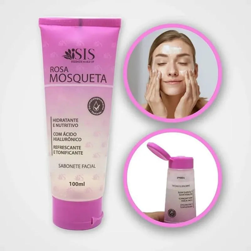 Isis Makeup Rosa Mosqueta - Sabonete Líquido Facial 100ml
