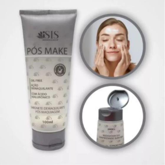 Sabonete Demaquilante Pós Maquiagem Isis Makeup