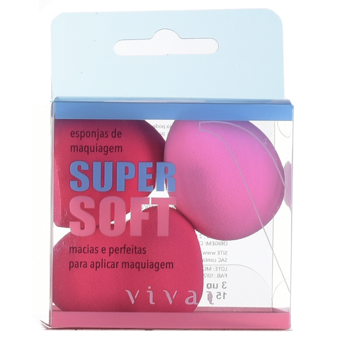 Esponja Super Soft 3 Peças - Vivai.
