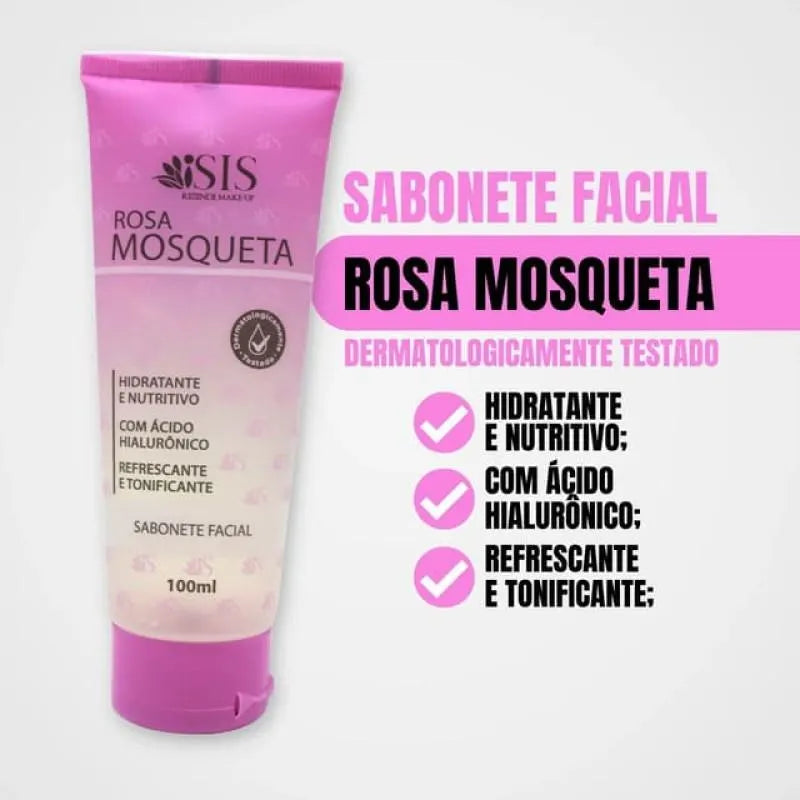 Isis Makeup Rosa Mosqueta - Sabonete Líquido Facial 100ml