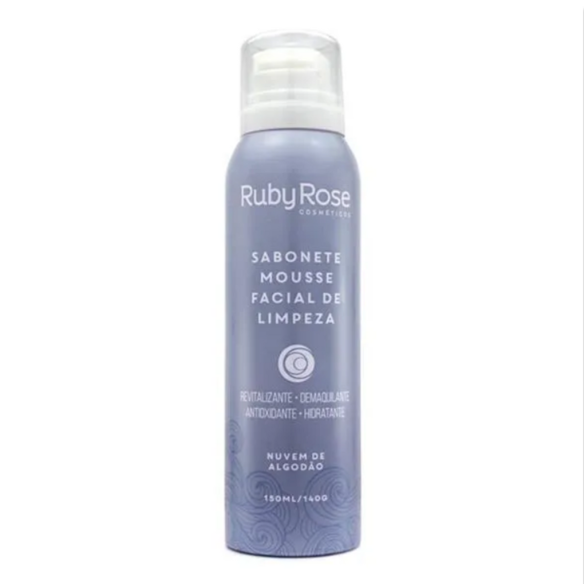Sabonete Mousse Facial de Limpeza Nuvem de Algodão Ruby Rose