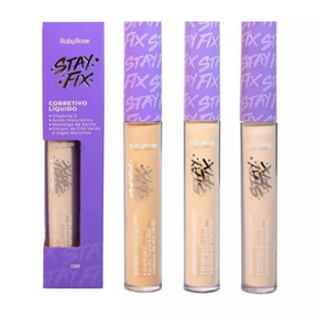 Corretivo Líquido Stay Fix Ruby Rose 3,9 Ml