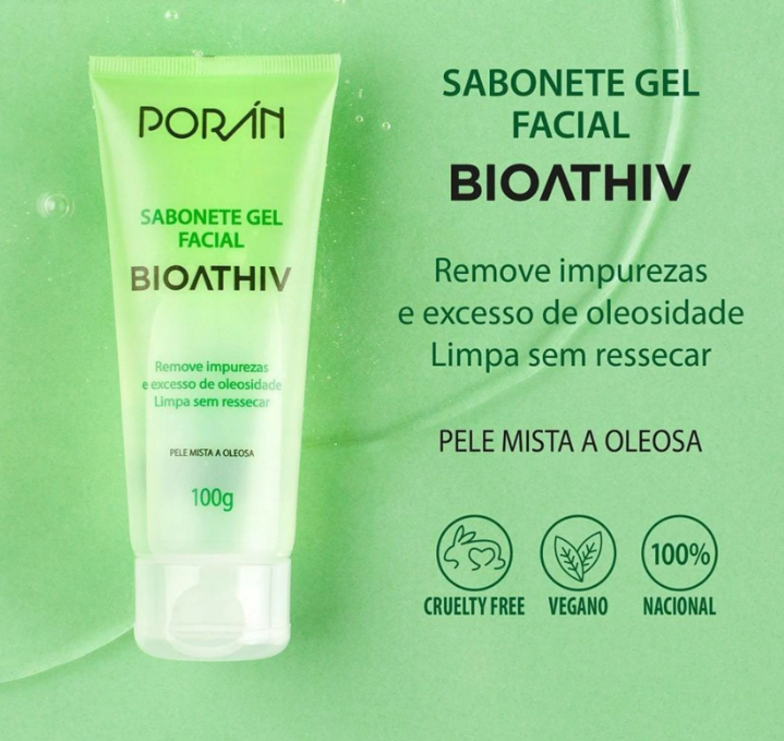 Sabonete facial Bioathiv Porán
