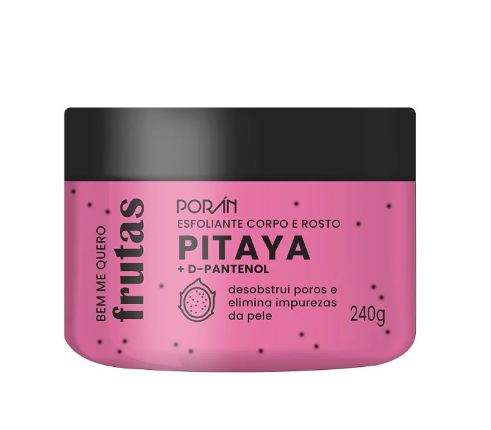 Esfoliante Corpo e Rosto Pitaya - Porán
