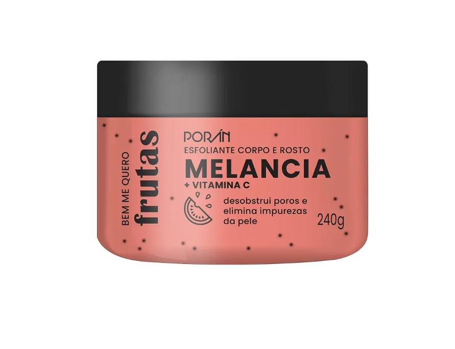 Esfoliante Melancia Corpo e Rosto 240g - Poran
