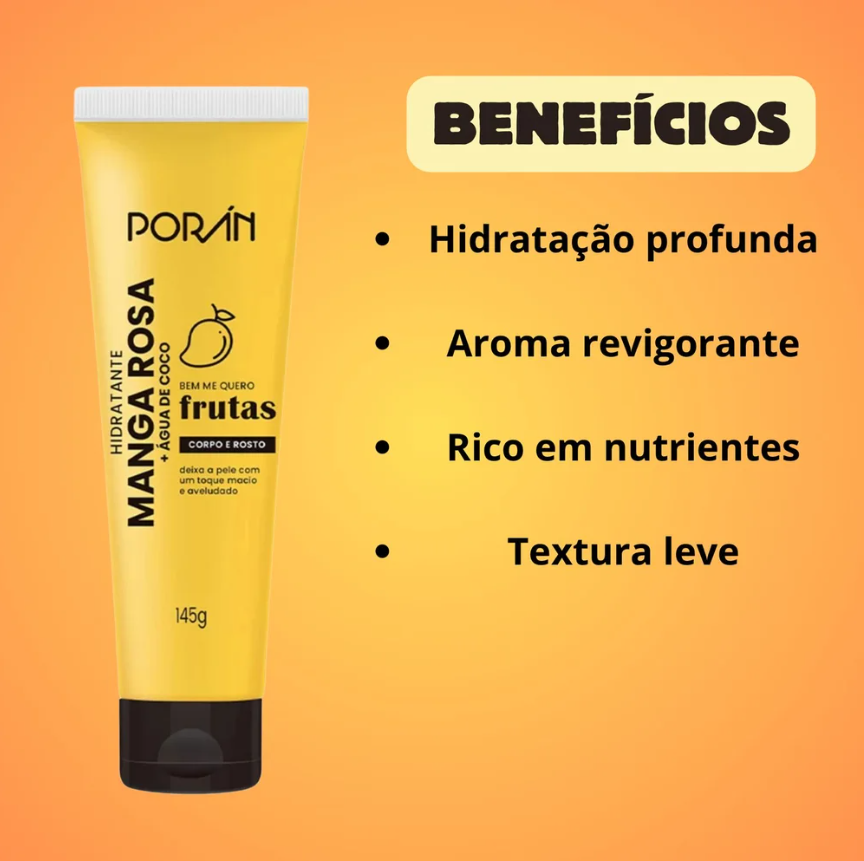 Hidratante de Manga Rosa Porán