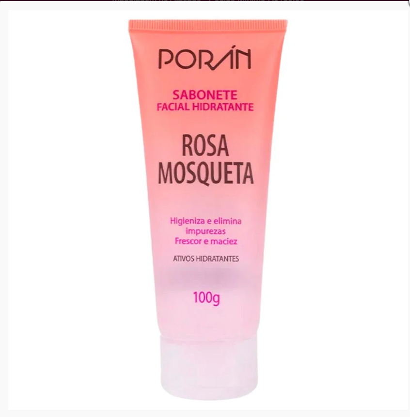 Sabonete Facial Hidratante Rosa Mosqueta Porán