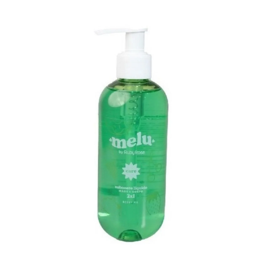 Sabonete Liquido Melu by Ruby Rose care mãos e corpo 2x1 berry pie