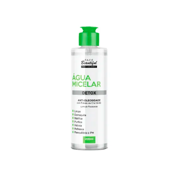 Água Micelar Detox 200ml Face Beautiful