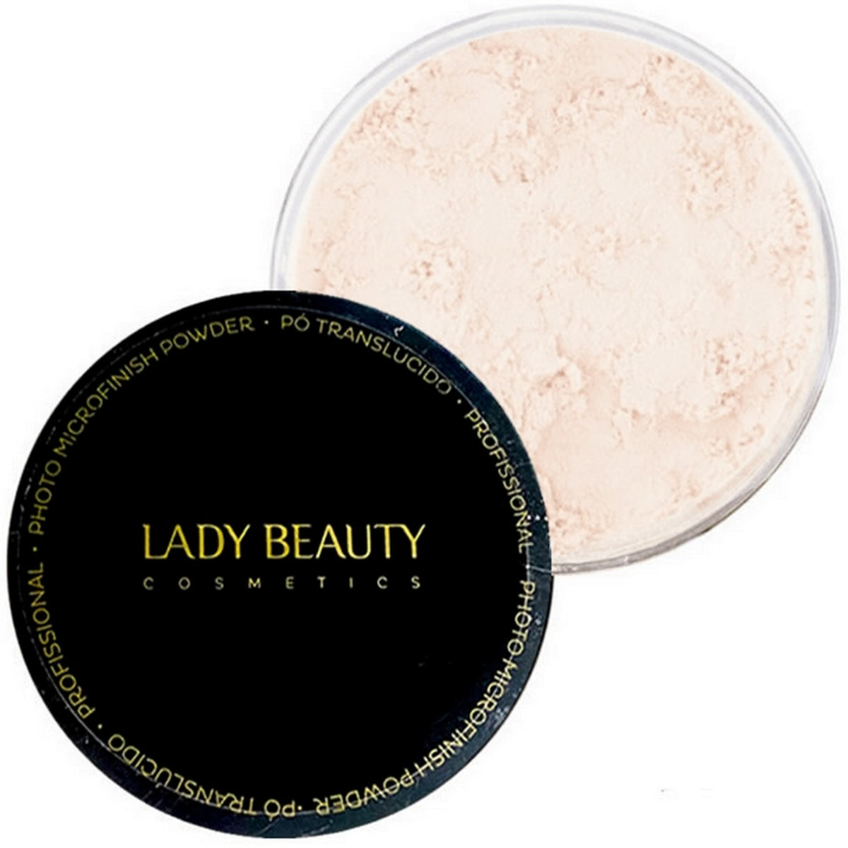 Pó Translúcido Photo Microfinish Powder Profissional Lady Beauty